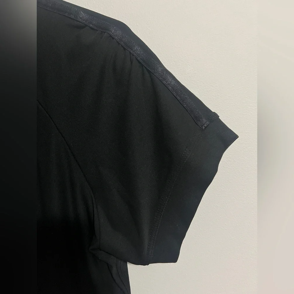 Women’s Nike Dri-fit collared shirt top black size small - Picture 5 of 9